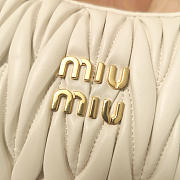 Miu Miu Wander White Bag 20x17x6cm - 2