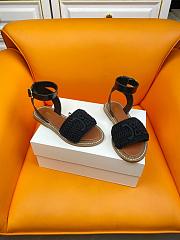 Celine Lympia Sandal Triomphe Black - 4