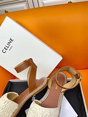 Celine Lympia Sandal Triomphe White - 3