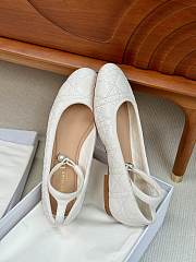 Dior Ballet Shoes White - 5