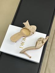 Dior Adiorable Heeled Nude Fringed Grosgrain 8cm - 3