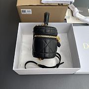 Dior Caro Mini Vanity Case Black 16.5 x 10 x 9.5 cm - 5