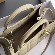 Dior Small Book Tote Beige Macrocannage 26.5 x 21 x 14 cm - 5