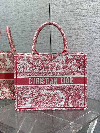 Dior Medium Dioriviera Book Tote Pink 36 x 27.5 x 16.5 cm