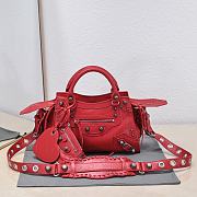 Balenciaga Neo Cagole XS Red Handbag 26x13x18cm - 1