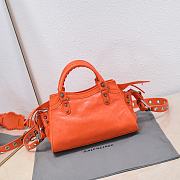 Balenciaga Neo Cagole XS Orange Handbag 26x13x18cm - 5