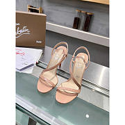 Christian Louboutin Rosalie Beige Patent Sandals 100 - 5