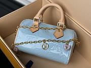 Louis Vuitton LV Nano Speedy Bag Blue 16 x 10 x 7.5 cm - 1