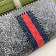 Gucci GG Supreme Web Zip Around Wallet 19x10x2.5cm - 2