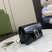 Gucci Dionysus Super Mini Bag Black 17.5x11x6.5cm - 5