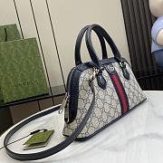 Gucci Ophidia Small Top Handle Bag Blue 31.5x16.5x8cm - 6