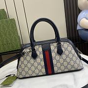 Gucci Ophidia Small Top Handle Bag Blue 31.5x16.5x8cm - 4