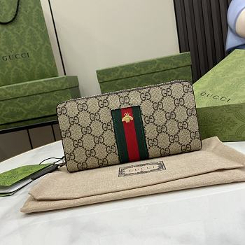 Gucci Round Wallet Sherry Line 19x10x2.5cm