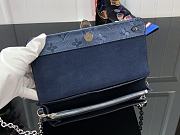 Louis Vuitton LV Vavin Chain Wallet Navy Blue 19x12.5x4cm - 4