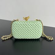 Bottega Veneta Knot With Chain Mint Bag 19x11.5x5cm - 1