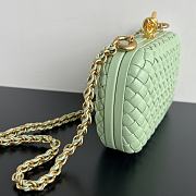 Bottega Veneta Knot With Chain Mint Bag 19x11.5x5cm - 2