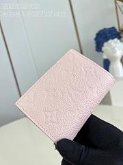 Louis Vuitton LV Lisa Wallet Pink 9 x 11.5 x 1.5 cm - 3