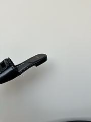 Fendi Baguette Black Slides - 5