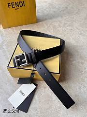 Fendi FF Motif Reversible Belt Silver 3.5cm - 3