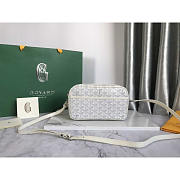 Goyard Cap Vert Crossbody Goyardine White 22x13x6.5cm - 1