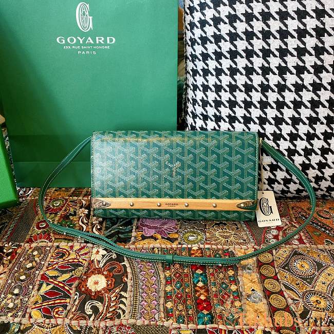 Goyard Goyardine Monte Carlo Bois Green 30x16.5cm - 1