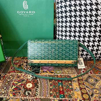 Goyard Goyardine Monte Carlo Bois Green 30x16.5cm