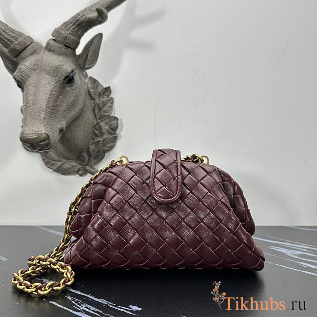 Bottega Veneta Lauren 1980 Clutch Red 31cm - 1