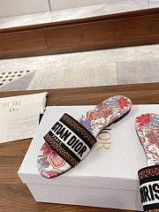 Dior Dway Slide White Multicolor - 4