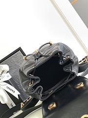 Chanel Backpack Black Lambskin Gold 26cm - 4