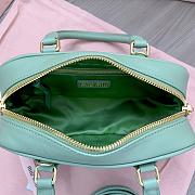 Miu Miu Arcadie Leather Bag Green 23x10x8cm - 2