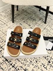 Celine Brown Black Sandal - 2