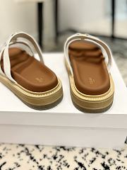 Celine Brown White Sandal - 4