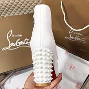 Christian Louboutin Suzi Folk 85 White Studded Boot - 2