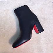 Christian Louboutin Ziptotal 85 Leather Black Boot - 5