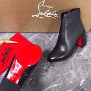 Christian Louboutin Castarika 85 Black Leather Ankle Boots - 2