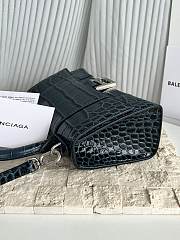 Balenciaga Mini Hourglass Bag Navy Blue 19cm - 6