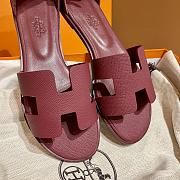 Hermes Santorini Wine Sandal - 4