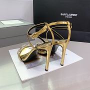 Tom Ford Sandals Gold Heel 10.5cm - 4