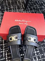 Ferragamo Slide Sandal Black - 4