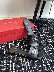 Ferragamo Slide Sandal Black - 2