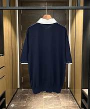 Louis Vuitton LV Polo Shirt Navy Blue - 3