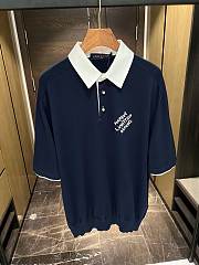 Louis Vuitton LV Polo Shirt Navy Blue - 2