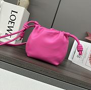 Loewe Mini Flamenco Clutch Bag Pink 23.9x18x9cm - 2