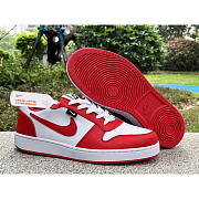 Nike Ebernon Low Premium Shoes White/Black/University Red - 4