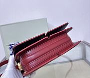 Burberry Snip Bag Red 23x7x16cm - 5