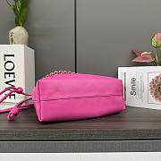 Loewe Flamenco Purse Bag Mellow Pink Lambskin 30x20x10.5cm - 6