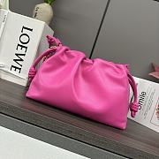 Loewe Flamenco Purse Bag Mellow Pink Lambskin 30x20x10.5cm - 3