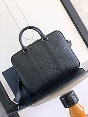 Dior Briefcase Black Gravity Leather 37 x 28 x 6 cm - 1