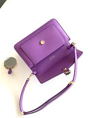 BVLGARI Serpenti Forever Shoulder Bag Purple 22x15x4.5cm - 3