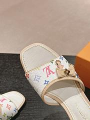 Louis Vuitton LV Monogram White Heel 5.5cm - 5